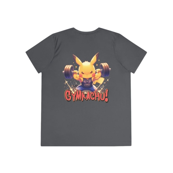 Gymkachu! - Cute Workout Mascot - Ladies Competitor Tee - Lightweight and Breathable Sports Shirt for Women