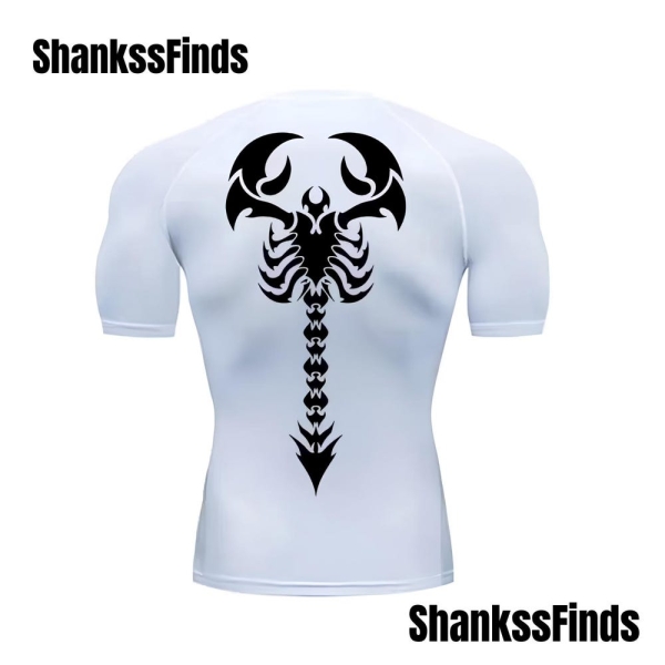 Men's Gym Clothing Sun Protection Sports Second Skin Running T-shirt Fitness Short Sleeves Compression Shirt Workout Clothing