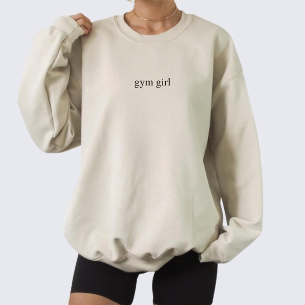Gym Girl Crewneck Sweatshirt, Pump Cover Workout Sweater, Gym Girly Pullover, Lifting Apparel, Muscle Mommy Shirt, Fitness Gift for Her
