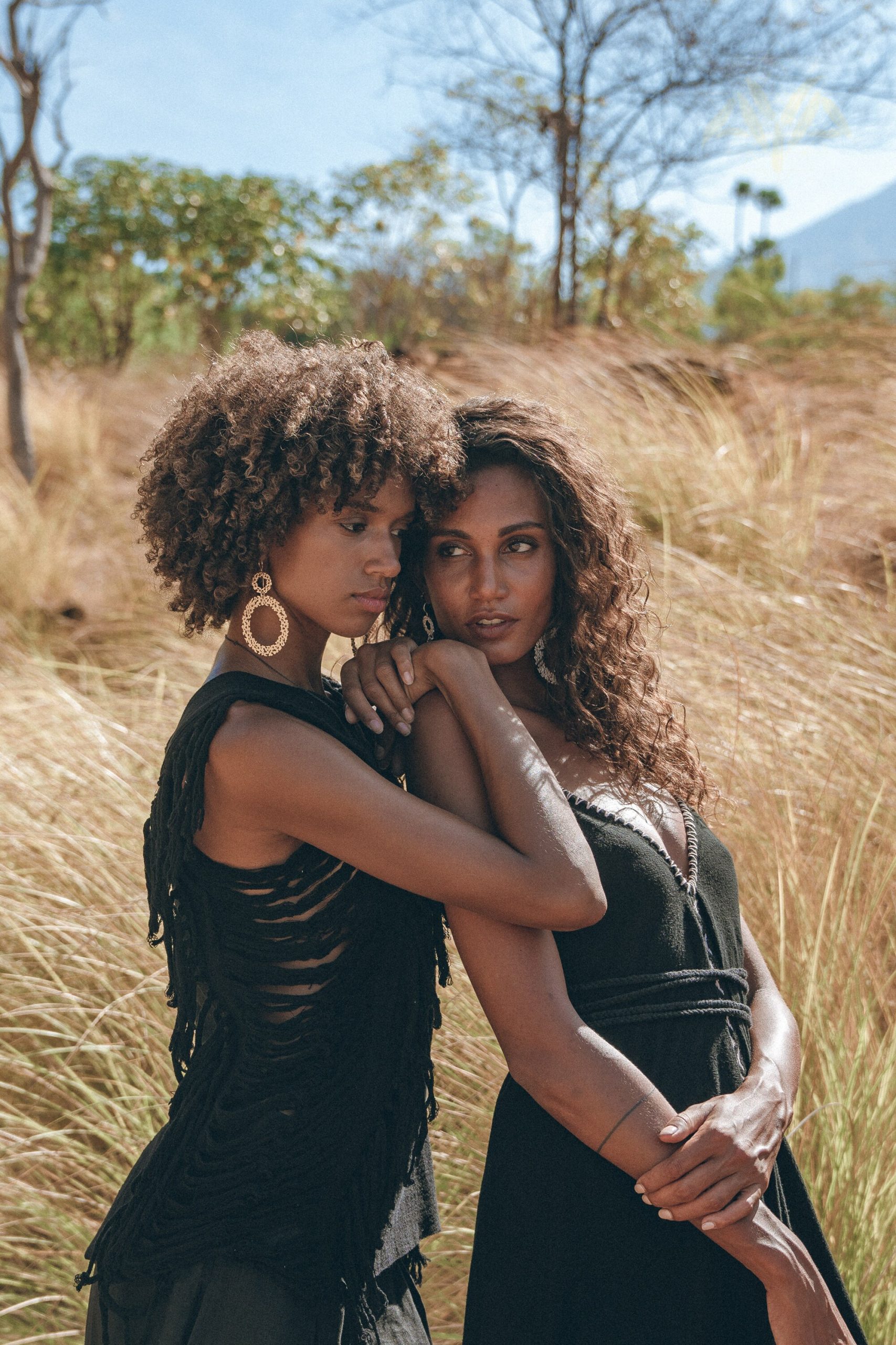 Black Boho Top Bohemian Frayed Tee Hand Loomed