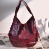 Soft Leather Tote Bag Women Large Capacity Shoulder